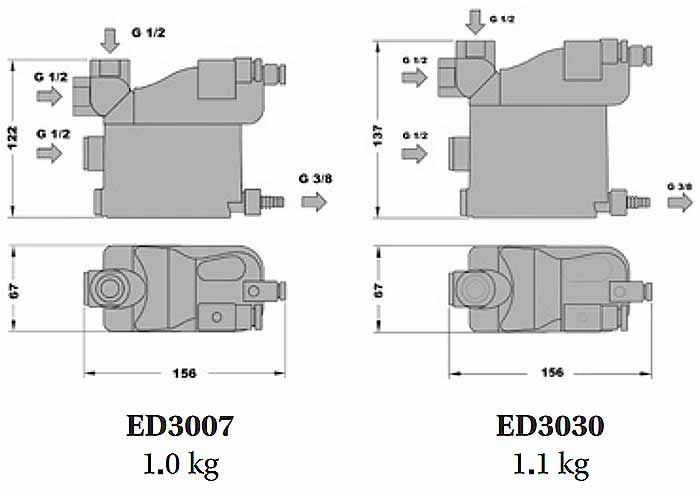 Ecodrain ED3000 Dimensions 2